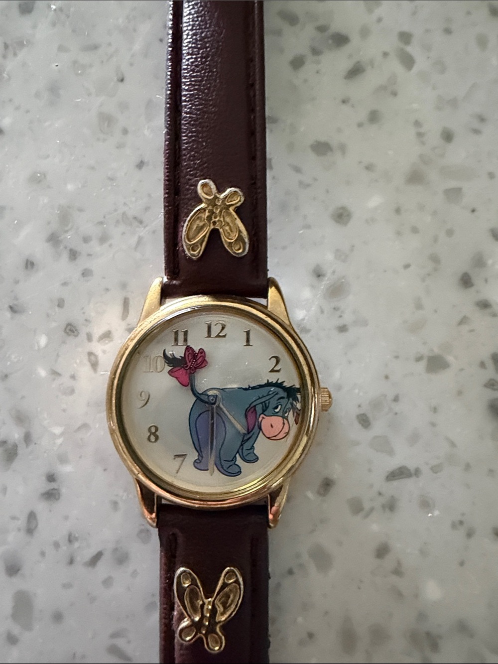 Disney Watch with Brown and Gold Tones